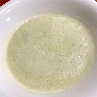 ブロッコリーの茎のスープ